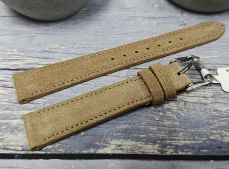 Skórzany pasek do zegarka 14 mm Lavvu SUEDE LSAEF14 skóra licowa