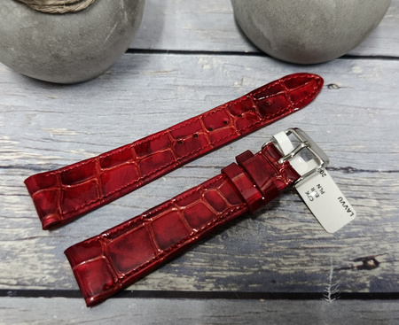 Skórzany pasek do zegarka 22 mm Lavvu CROCO OCALA LSAGR22 skóra licowa