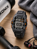 Zegarek Xonix DBI-006 męski elektroniczny grafitowy 43 mm