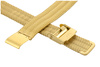 Bransoleta stalowa do zegarka 14 mm Bisset BM-103/14 Gold Mat