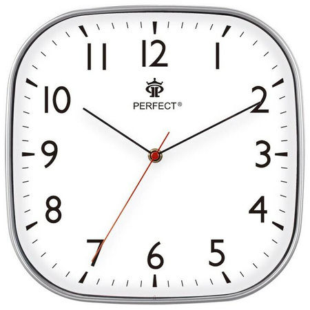 Zegar ścienny Perfect FX-5803 srebrny 27,5 cm