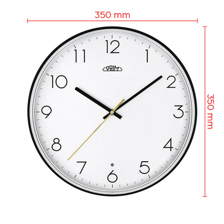 Zegar ścienny PRIM E01.4296.90 podświetlany 35 cm