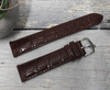 Skórzany wodoodporny pasek do zegarka 20 mm HIRSCH Louisianalook L 03427010-2-20