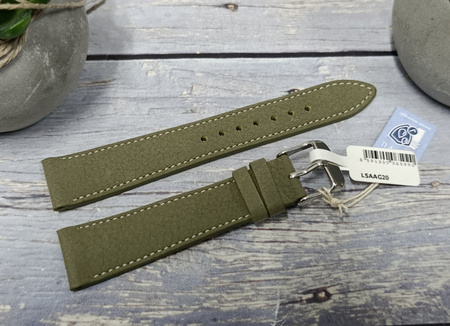 Skórzany pasek do zegarka 22 mm Lavvu Davinci LSAAG22 skóra licowa