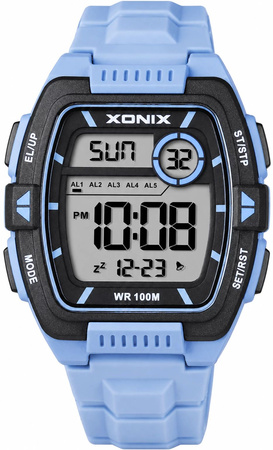 Zegarek Xonix DBI-001 męski elektroniczny niebieski 43 mm