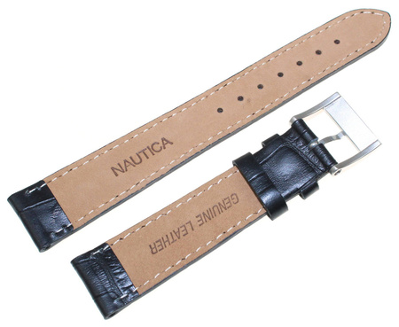 Skórzany pasek do zegarka Nautica A26523L 18 mm