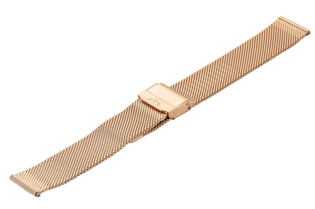 Bransoleta stalowa do zegarka 20 mm Bisset BM-101/20 Rose Gold