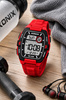 Zegarek Xonix DBI-003 męski elektroniczny czerwony 43 mm