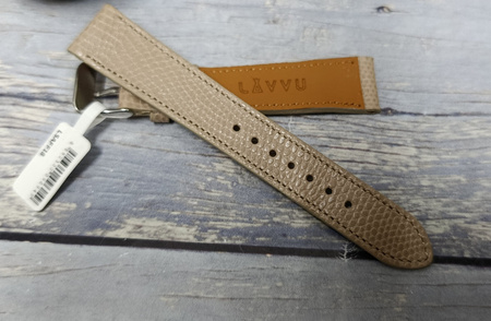 Skórzany pasek do zegarka 16 mm Lavvu LIZARD LSAFF16 skóra licowa