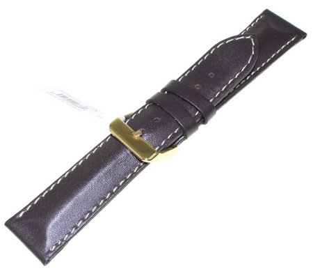 Skórzany pasek do zegarka 20 mm JVD R15802-20-G