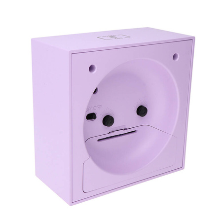 Budzik Prim C01.4430.26 fioletowy pastelowy cichy mechanizm 10 cm