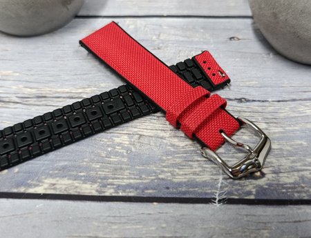 Tekstylny wodoodporny pasek do zegarka 20 mm HIRSCH Arne L 0925090020-2-20