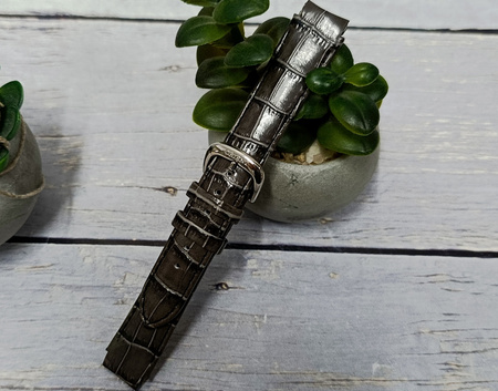 Pasek do zegarka Orient UDEDASB 15/18 mm ciemnoszary profilowany