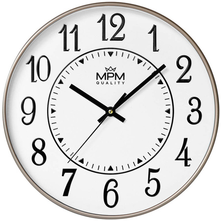 Zegar ścienny MPM E01.4369.23 30 cm czytelny cichy