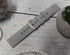 Silikonowy pasek do zegarka 20 mm Lavvu LS00A20 szary
