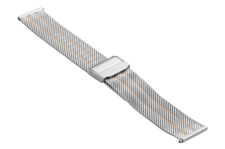 Bransoleta stalowa do zegarka 16 mm Bisset BM-103/16 TT Rose