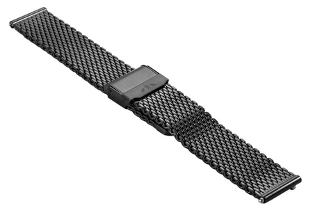 Bransoleta stalowa do zegarka 18 mm Bisset BM-102/18 Black