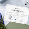 Zegar ścienny Lavvu LCT5001 czarny mat, średnica 42 cm