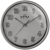 Zegar ścienny MPM E01.4331.92 fi 35 cm szary cichy