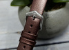 Skórzany wodoodporny pasek do zegarka 12 mm HIRSCH Cashmere M 03902161-2-12