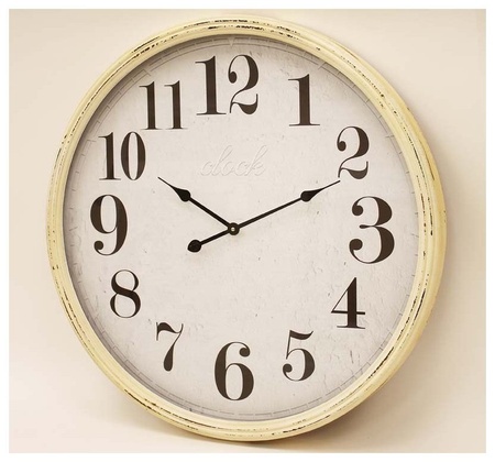 Zegar ścienny Art-Pol 106496 Duży Drewniany Retro 78 cm