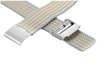Bransoleta stalowa do zegarka 18 mm Bisset BM-105/18 TT Gold
