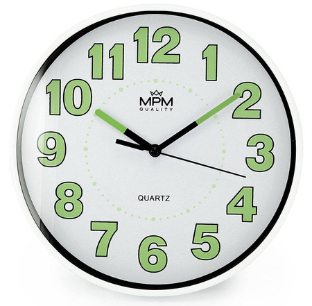Zegar ścienny MPM E01.3683.00 fi 20 cm Lume
