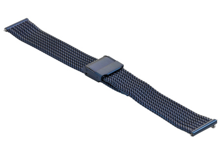 Bransoleta stalowa do zegarka 16 mm Bisset BM-104/16 Blue