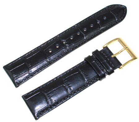 Pasek do zegarka Atlantic 21 mm czarny SCZK-M21G