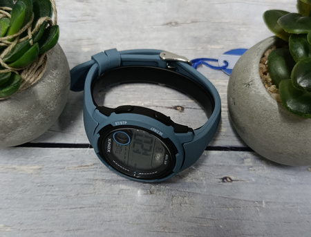Zegarek Xonix DBF-001 młodzieżowy elektroniczny niebieski 42 mm