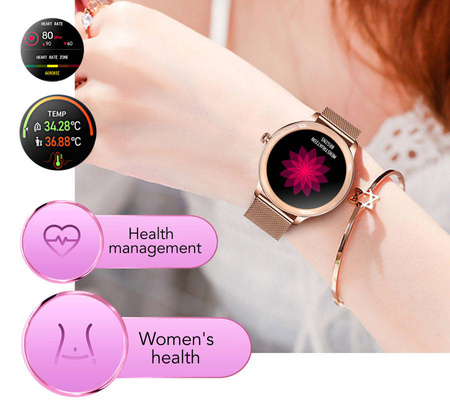 SmartWatch Rubicon RNCE90 czarny BT Call