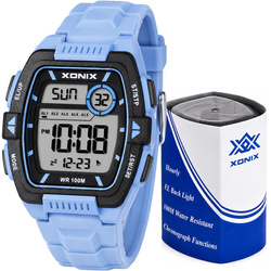 Zegarek Xonix DBI-001 męski elektroniczny niebieski 43 mm