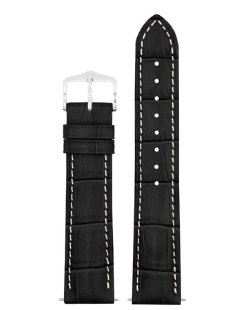 Skórzany wodoodporny pasek do zegarka 26 mm HIRSCH Duke L 01028051-2-26