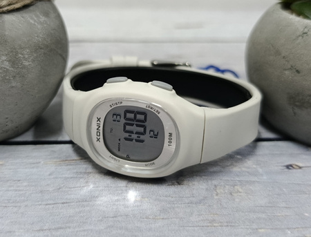 Zegarek Xonix BBR-001 dziecięcy elektroniczny biały