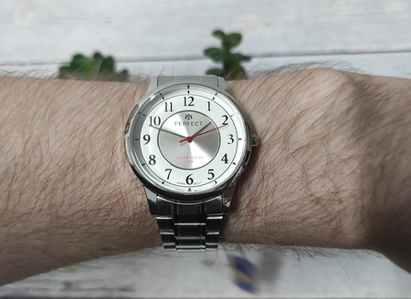 Zegarek Perfect R421U-02 męski klasyczny czytelny 39 mm
