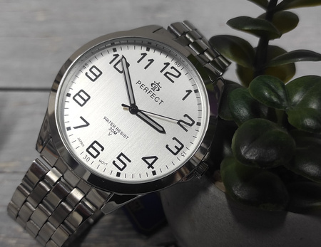 Zegarek Perfect G467-04 męski klasyczny czytelny 48 mm