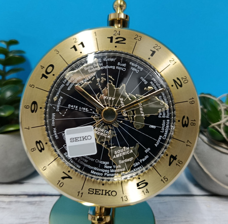 Zegar kominkowy biurkowy Seiko QHG106G 11x14 cm