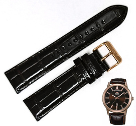 Pasek do zegarka Orient UDEUXRC 22 mm brązowy