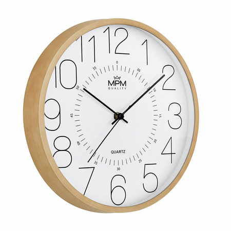 Zegar ścienny MPM E01.4233.5100 fi 30 cm Czytelny