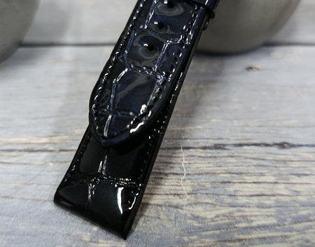 Skórzany pasek do zegarka 18 mm Lavvu CROCO OCALA LSAGB18 skóra licowa