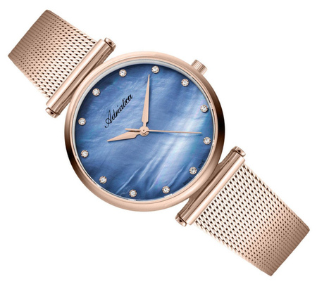Zegarek Adriatica A3712.914ZQ Mesh Cyrkonie