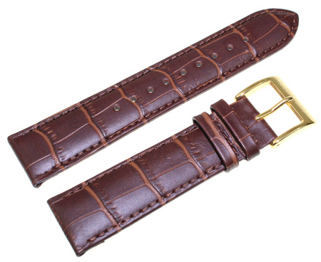 Pasek do zegarka Atlantic 22 mm brązowy SBRK-M22G