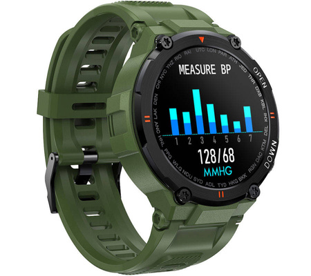 Zegarek SmartWatch pulsoksymetr Rubicon RNCE73 zielony BT Call