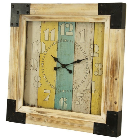 Zegar ścienny Art-Pol 101181 Duży Drewniany Retro 78 cm