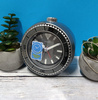Budzik Seiko QHE207N 10 cm obrotowy pierścień