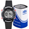 Zegarek Xonix BAZ-007 młodzieżowy elektroniczny czarny srebrny
