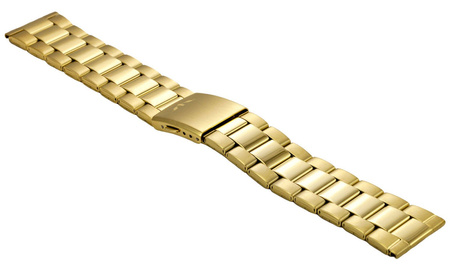 Bransoleta stalowa do zegarka 22 mm BR-112.22 Gold