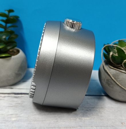 Budzik Seiko QHE207N 10 cm obrotowy pierścień