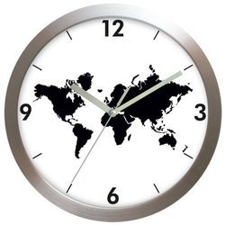 Zegar ścienny Atrix AL02MS SW Mapa Świata