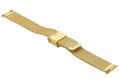 Bransoleta stalowa do zegarka 12 mm Bisset BM-101.12 Gold